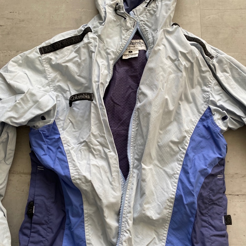Columbia wind breaker jacket